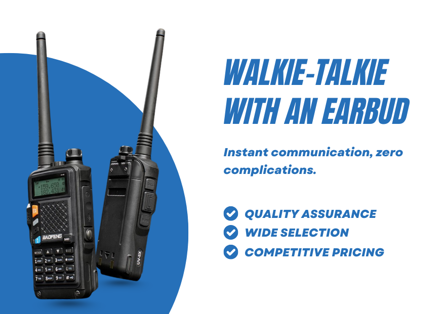 Walkie talkie communication devices